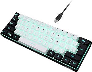 White gaming keyboard